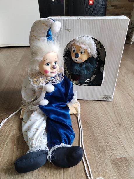 On + ona originální dekorace klauni, 