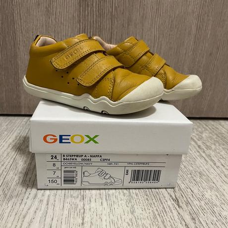 Geox steppieup ochreyellow/ navy barefoot dětské b, geox,24