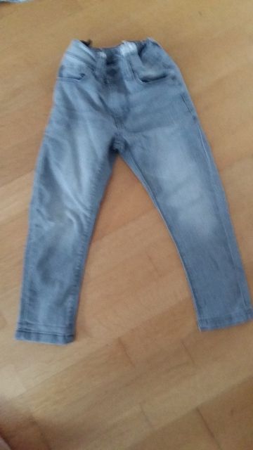 Šedé rifle pružné skinny, next,104