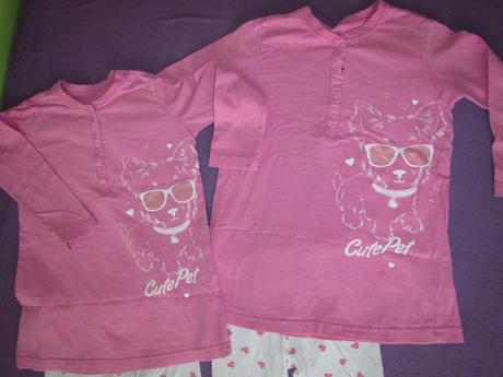 Růžovobílé pyžamo, lupilu, 86-98, 98