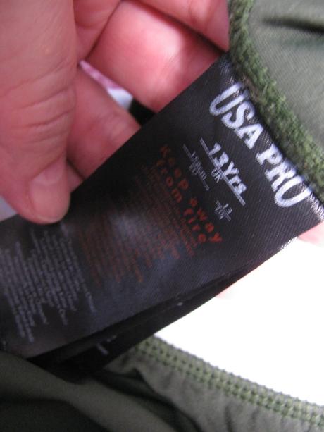 Elastické tmavě zelené 7/8 legíny usa pro, usa pro,158