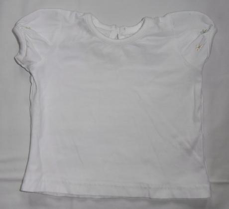 V52. bílé tričko 3-6 měs., matalan,68