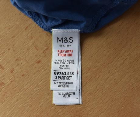 Tílko vel. 2 - 3 roky, marks & spencer,98
