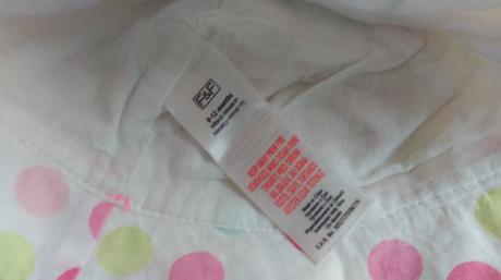 Bavlněný kloubouček 6-12 měsíců top  stav, f&f,74