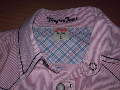 Pruhovaná košeľa jennifer zn. vingino jeans, vingino,128