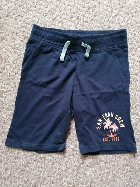 Tmavě modré kraťasy, h&m,110