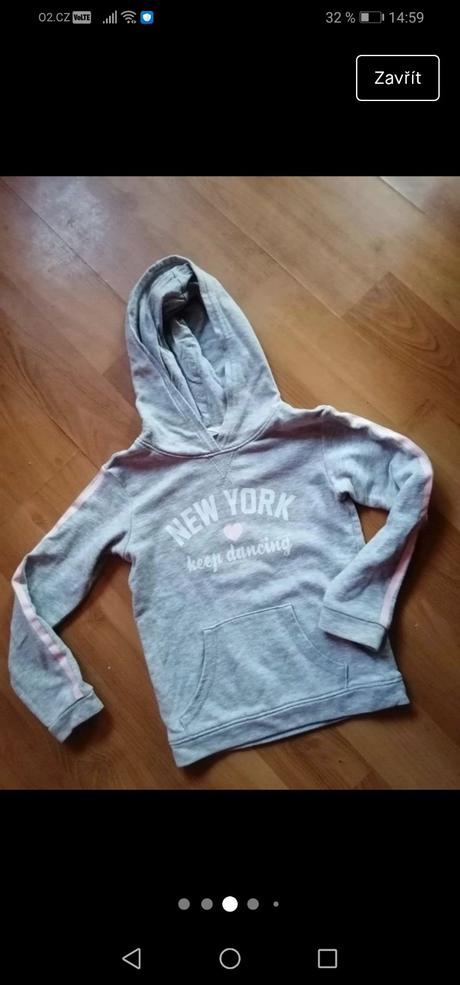 Dětská mikina s nápisem, h&m, h&m,110