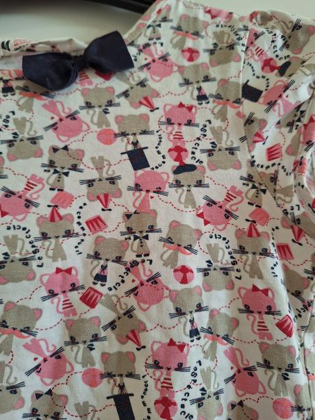 Tričko kočička h&m vel. 122 / 128, h&m,122