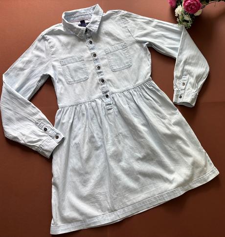 Ob/ šaty džínového vzhledu - v.12 let zn. gap, gap,152