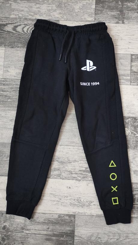 Tepláky teplejší pro kluka playstation, primark,134