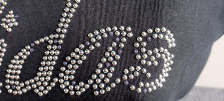 Tričko s dvoubarevnými kamínky zn."adidas" vel."m", adidas,m