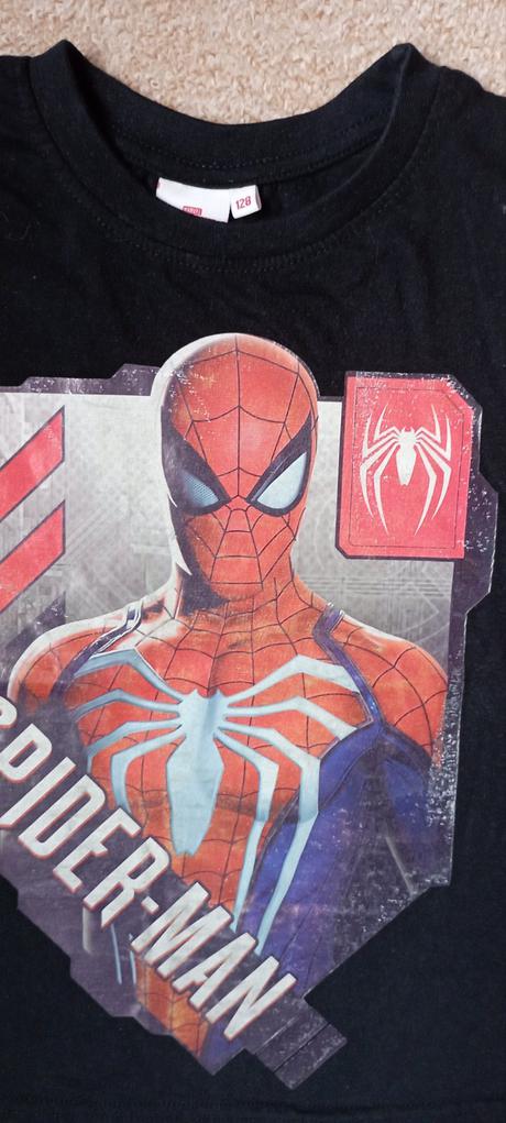 Tričko spiderman zn."marvel" vel."128", marvel,128