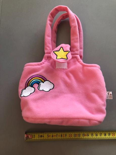 Plyšový jednorožec kabelka taška simba růžová duha, 