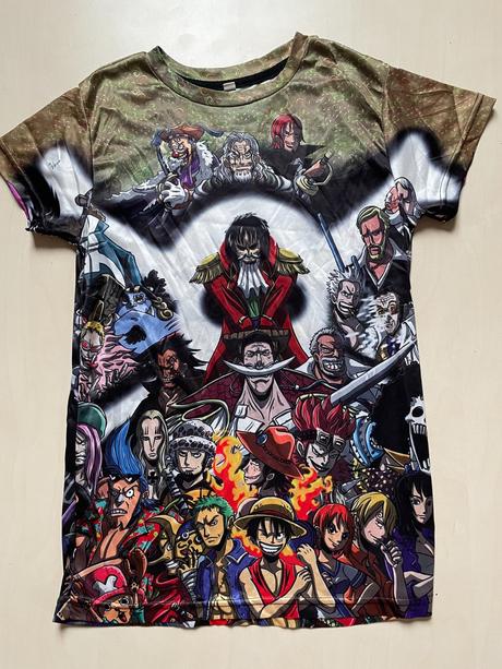 Anime triko, one piece, vel 160 možno i xs, měřte, 158