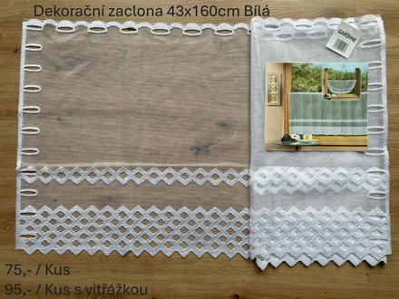 Dekorační záclonky,