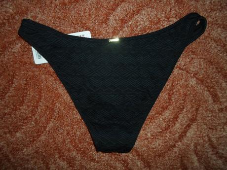 Černé plavkové kalhotky bikiny, new yorker,m