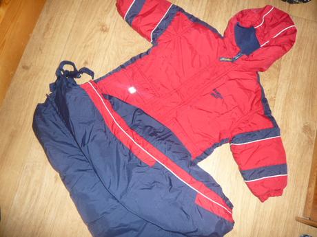 Značková zimní bunda s kalhoty, 92