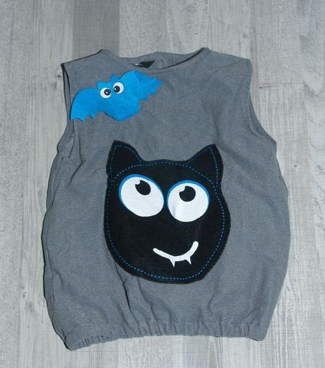 Karnevalový kostým netopýr + kalhoty,