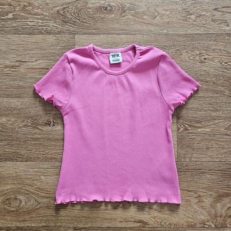 Dívčí žebrované triko y.f.k. vel. 134/140, kik,140