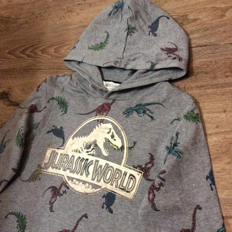 Mikina s dinosaury ,,jurský park", h&m,134