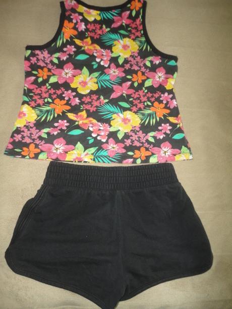 Černé šortky orchestra, vel. 7-8 let, 122