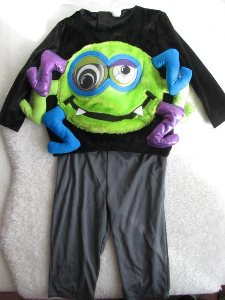 Dvoudílný kostým - pavouk,