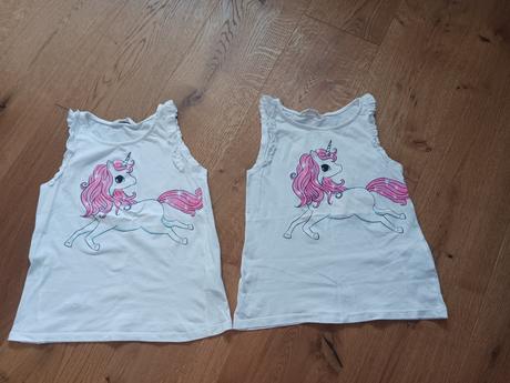 H&m 2x tílko č.134/140, h&m,134