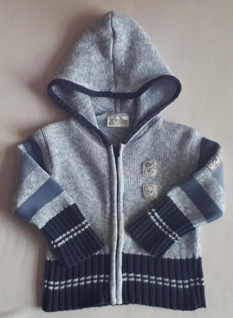 Dětský svetr, svetřík, svetýrek s kapucí, vel.80, baby,80