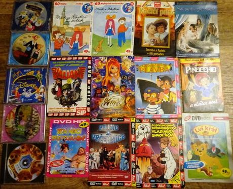 Dvd pohádky 16 ks, 