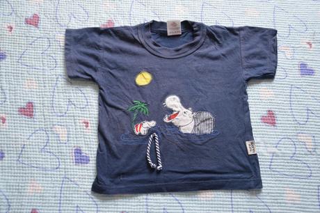 92 bavněné triko tričko s hrochem, 92