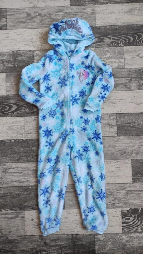 Overal micro plyš.dívčí elza/elsa vel.122, marks & spencer,122