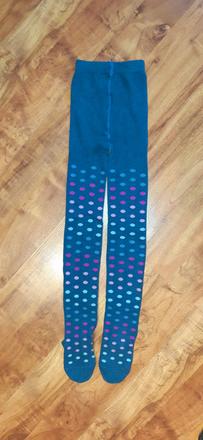 Dívčí punčocháče 134 barevné puntíky, 134