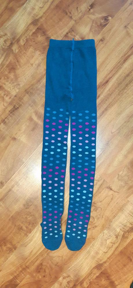 Dívčí punčocháče 134 barevné puntíky, 134