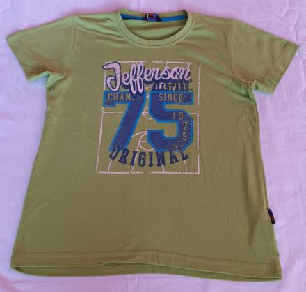 Chlapecké triko zelené krátký rukáv lewro, lewro,152