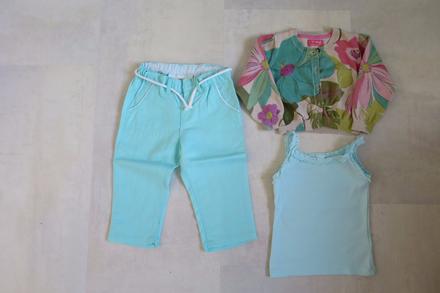 Lněné kalhoty, h&m,86