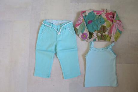 Lněné kalhoty, h&m,86