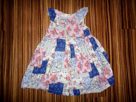 Nádherné propínací šaty ve stylu patchwork, next,110