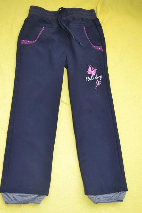 Podzimní softshellové kalhoty wolf,3-4r., wolf,104