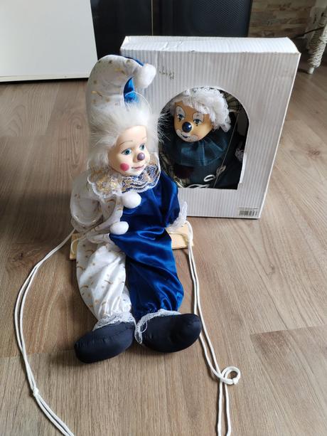 On + ona originální dekorace klauni, 