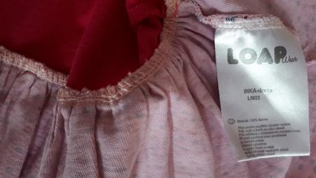 Dětské bavlněné šatičky, šaty, vel.98, zn.loap, loap,98