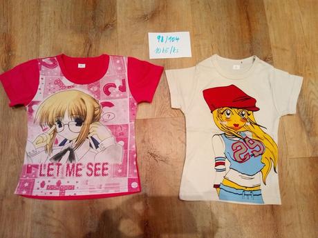 2 x tričko vel 98/104, 98