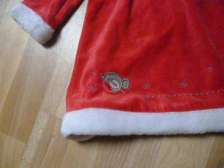 Vánoční šaty vel. 9-12 m, 74