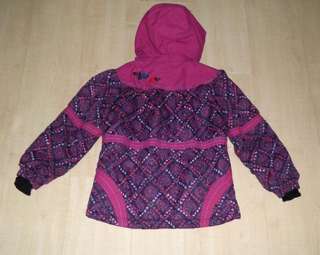 Dívčí lyžařská bunda s pásem - vel.6 let, 116