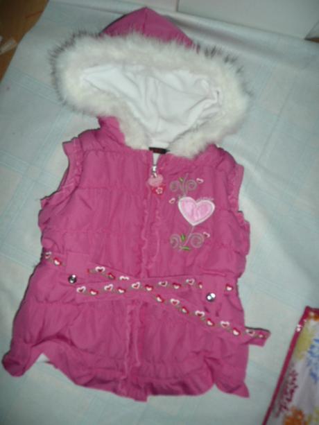 Přechodová až zimní vesta vel 110-122, 122