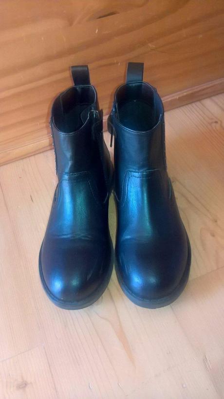 Koženkové boty vel. 33, h&m,33