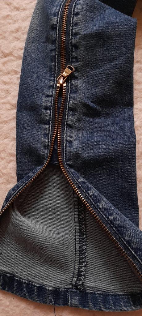 One love slim fit džíny se zipy, tesco,m