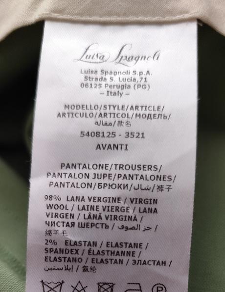 Kalhoty luisa spagnoli, 40