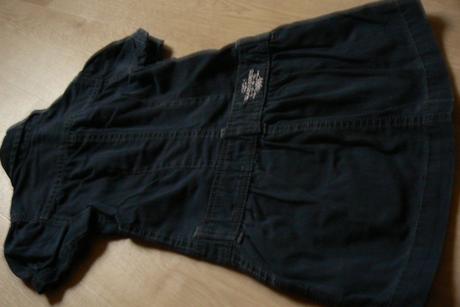 Riflové jeansové šaty šatičky, h&m,104