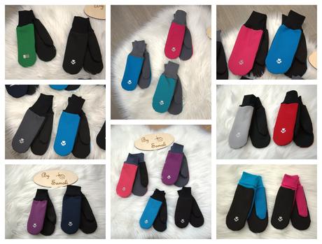 Softshellové rukavice s fleesem, vel. 1- 8 let, 74 - 128