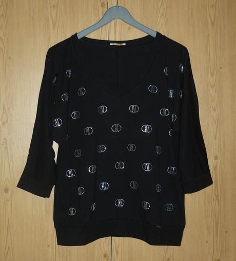 Černé dámské tričko megi collection, m